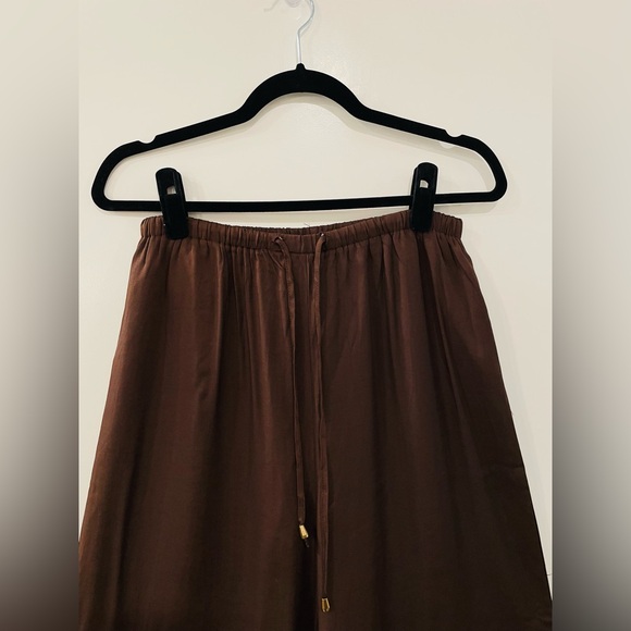 FussytheLabel Chocolate Brown Wide Legged Pants Women’s Medium - Picture 4 of 4